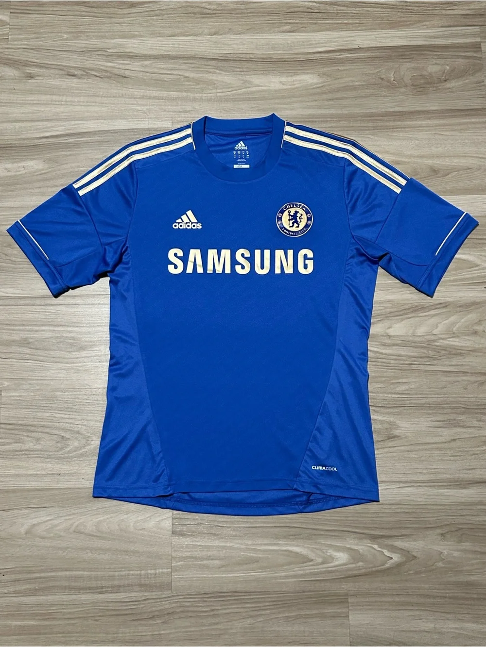 Adidas Chelsea FC 2012-2013 Home Soccer Jersey Gold Samsung Custom Ben